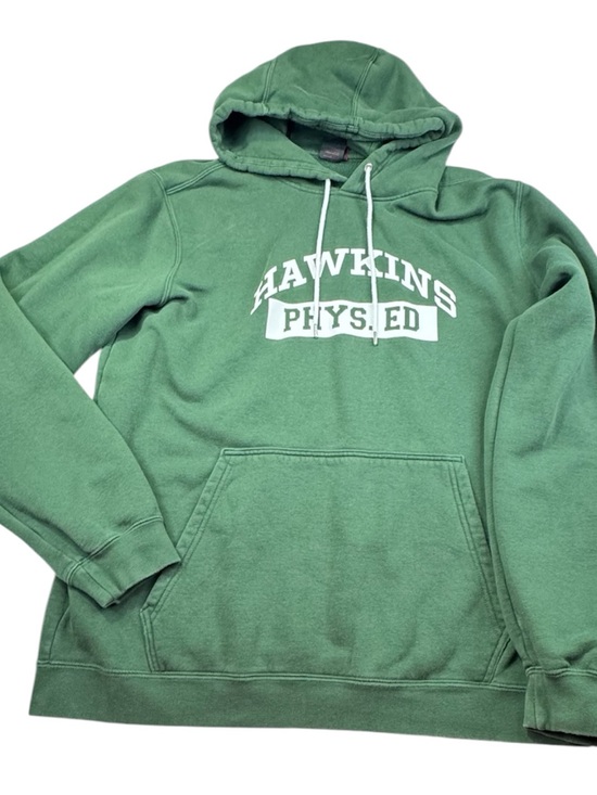 Nike Other - Nike x Stranger Hoodie Men's Large Green Cotton Hawkins Phys Ed Pullover Stretch